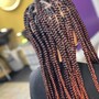 Bohemian knotless Box Braids