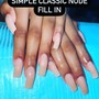 Acrylic Nail full set w/gel polish