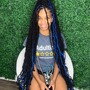 Medium Knotless braids