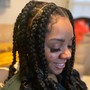 Natural hair Flat Twists