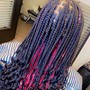 Medium Knotless Braids