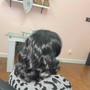 Signature Silk Press w/ Curls