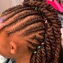 Kid’s Knotless Box Braids w/ Extensions