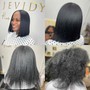 SILK PRESS (FLAT  IRON) NO TREATMENT