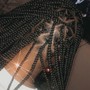 Rubber-Band Front w/ Box Braids (large)