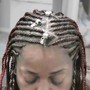 Feed-In Braids w/ Ponytail