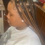 Women Cornrows (5-8 feed-ins)