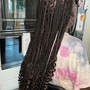 Medium Knotless Braids