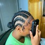 Stitch Braids ponytail 10 braids