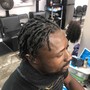 Reattach Locs and style pass shoulder