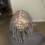 Just the locs styled