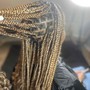 Medium Knotless braids