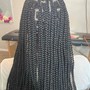 Medium Knotless braids