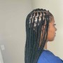 Small knotless braids