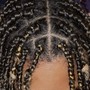 Box Braids on Natural Hair