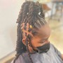 Loc Maintenance/Palm Roll and Style-Up to  Mid Back