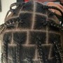 Plaits on natural hair