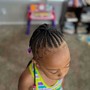 Kid's Braids w/ natural hair