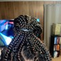 Crochet Braids with clients hair