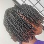 Large 2 Strand Twist on Natural hair