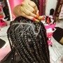 Small Knottless Box Braids