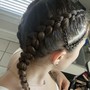 2 - 4 Feed-In Braids