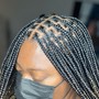 Bohemian Knotless braids (bob style)