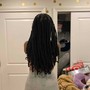 Box Braids with extensions