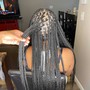 smedium knotless braids