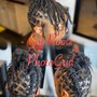 Platts or two strand natural  hair (no weave)