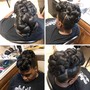 Sleek extended ponytail