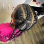 Kids Box Braids Small 18” or shorter