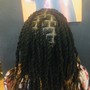 Box braids (no hair added)