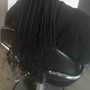 Med Knotless -Curly Ends **Braiding Hair Provided**