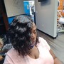 Partial Curly weave, Sew-In