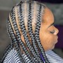 Bohemian Knotless braids (bob style)