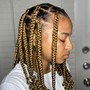 Large/Medium/small Bohemian knotless Braids