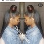 Sleek Ponytail/ Natural Hair