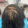 Micro twists ( Clients natural hair)