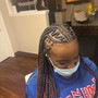 Jumbo knotless braids