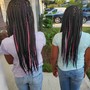 Two strand natural hair twists