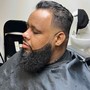 Men's Cut w/ Facial Work (Beard &amp; Mustache)