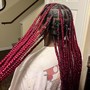 Heart Knotless Braids