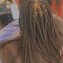 Knotless Box Braids take down