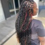 Loc’d plaited style