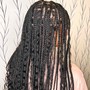 Medium Bohemian /Goddess knotless  Braids (price and time depend on if you are using synthetic or human hair)