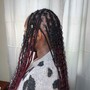 Butt/ Waist length braids