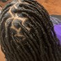 Medium knotless Braids