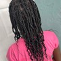 Curls add on for ends of braids