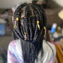 2 Strand Twist (partial half head )